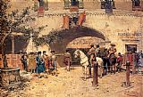 Jose Benlliure y Gil Entering The Arena painting